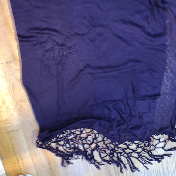 ONE STAR Deep Purple Pashmina - Picture 3 of 4